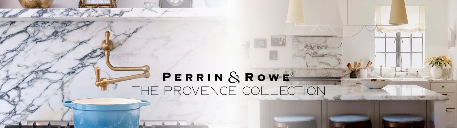 Perrin and Rowe Products at Baker and Soars Leicester - Gold finishes
